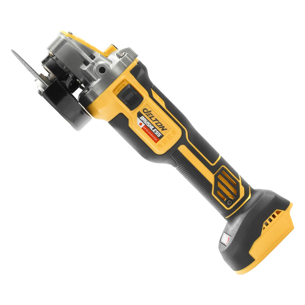 เครื่องเจียรไร้สาย (พร้อมแบตเตอรี่ MK-SERIES) DELTON รุ่น DXR-119 4 นิ้ว 20 โวลต์